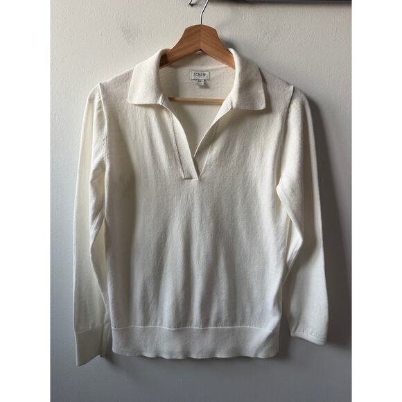 J. Crew cotton sweater polo women's size XS - Picture 3 of 4